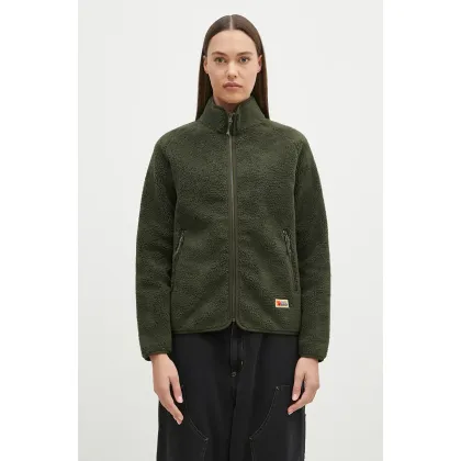 Zdjęcie Fjallraven bluza polarowa Vardag Pile Fleece W kolor zielony gładka F84789.662