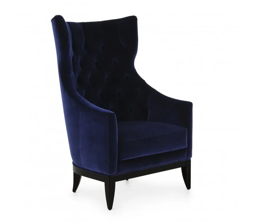 obrazek 1 Purpurowy elegancki fotel w nowoczesnym stylu - Sevensedie