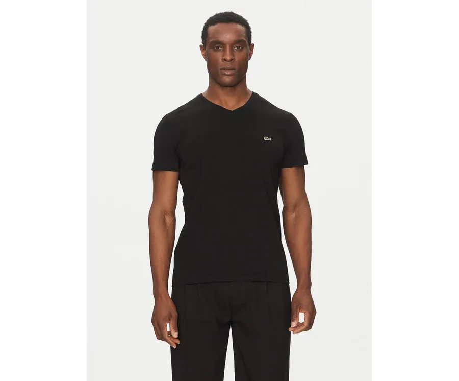 obrazek 1 Lacoste T-Shirt TH6710 Czarny Regular Fit