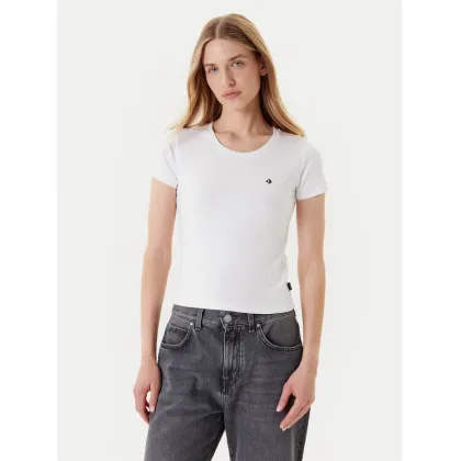 Zdjęcie Converse T-Shirt 10027252-A01 Biały Slim Fit