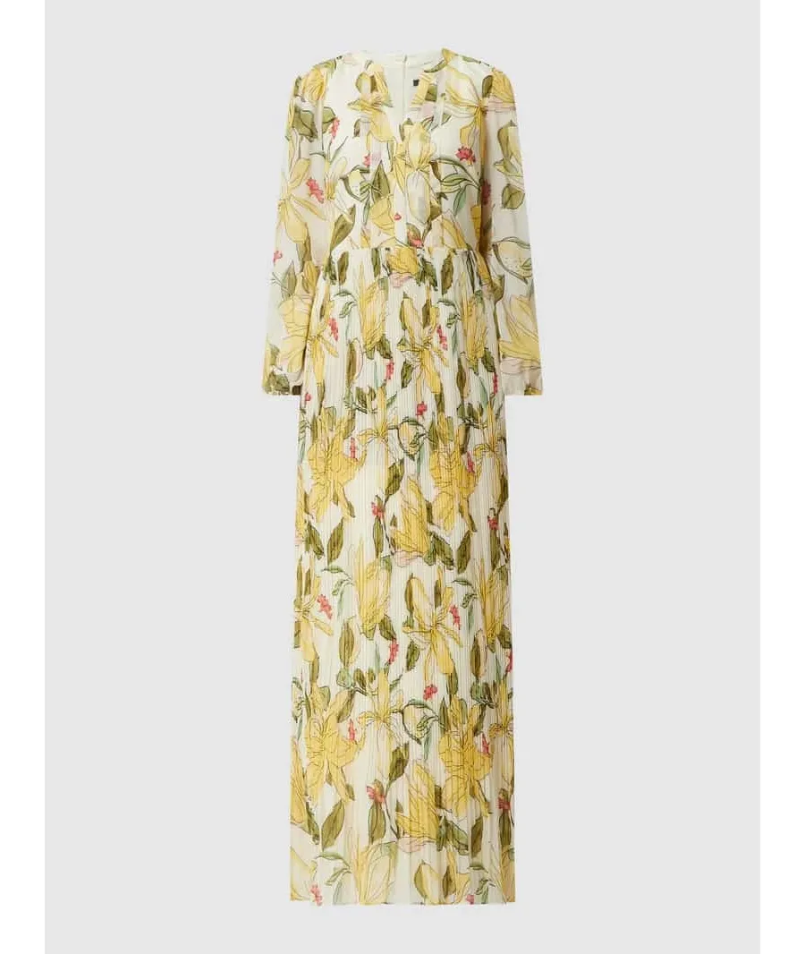 obrazek 1 Długa sukienka w kwiatowe wzory