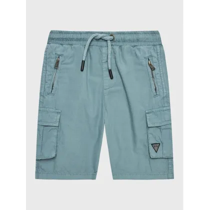 Zdjęcie Guess Szorty materiałowe N2RD01 D3XN0 Niebieski Regular Fit