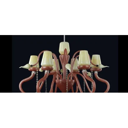 Zdjęcie Wyjątkowy żyrandol ze szkła Murano - Vetreria Artistica Rosa