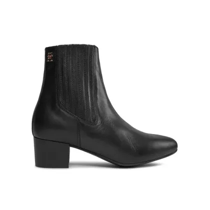 Zdjęcie Tommy Hilfiger Botki Essential Leather Boot FW0FW07759 Czarny