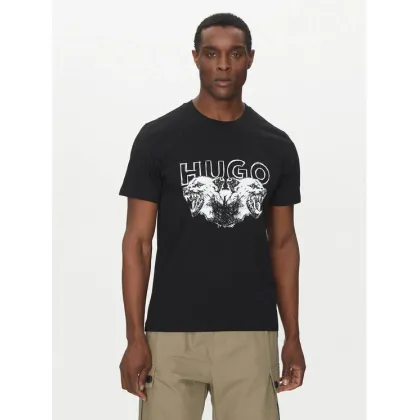 Zdjęcie HUGO T-Shirt Durro 50538257 Czarny Regular Fit
