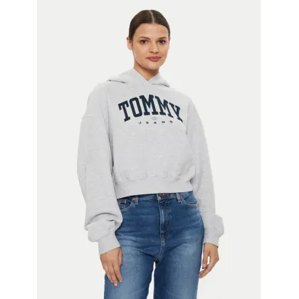 Zdjęcie Tommy Jeans Bluza Varsity DW0DW19291 Szary Relaxed Fit