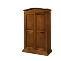 Picture Wardrobe with 2 sliding doors, complete with shelf and clothes rail - Zanini
