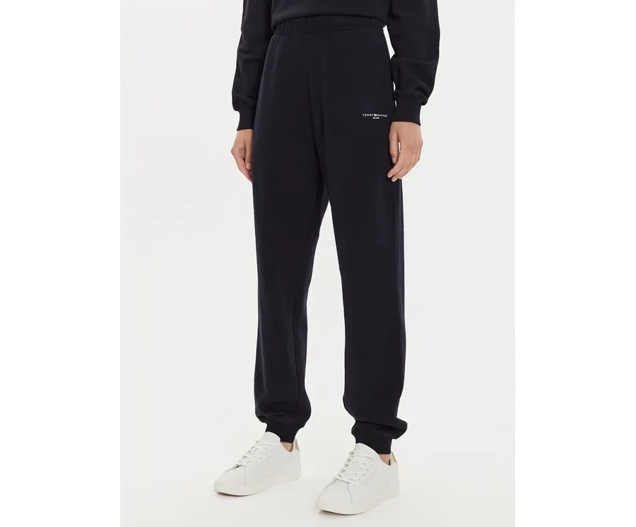 obrazek 1 Tommy Hilfiger Spodnie dresowe WW0WW42883 Granatowy Regular Fit