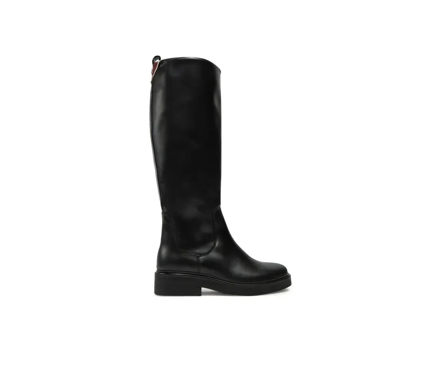 obrazek 1 Tommy Hilfiger Kozaki Premium Leather Long Boot FW0FW08180 Czarny