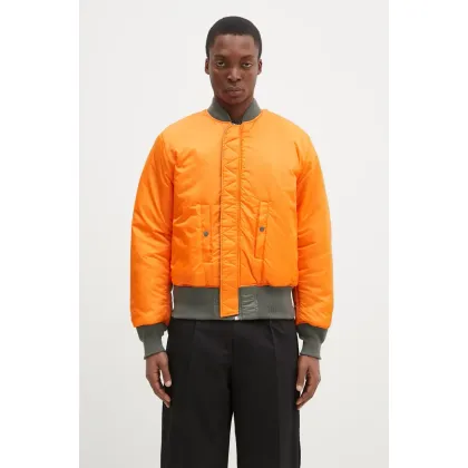 Zdjęcie Alpha Industries kurtka bomber męski kolor zielony zimowa
