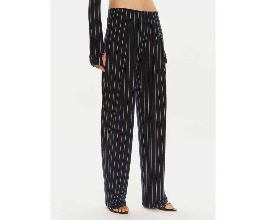 obrazek 1 NORMA KAMALI Spodnie materiałowe KK1247PLC32642 Granatowy Relaxed Fit