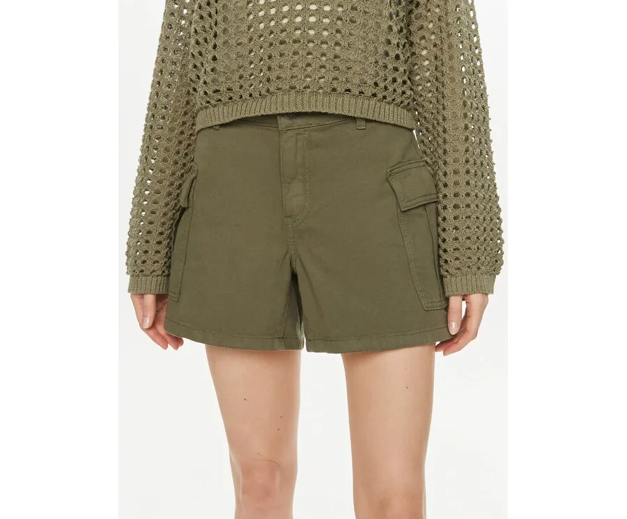 obrazek 1 Noisy May Szorty materiałowe Smiley 27029292 Zielony Relaxed Fit