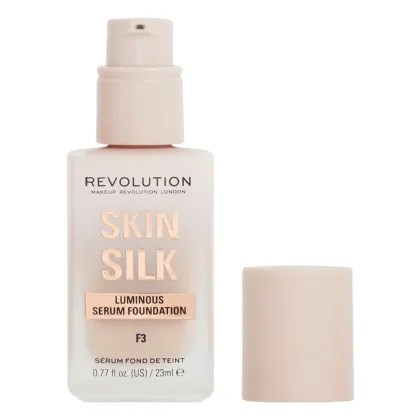 Zdjęcie MAKEUP REVOLUTION Skin Silk Serum Foundation Podkład do twarzy F3 23ml F3 23 ml MakeUp Revolution