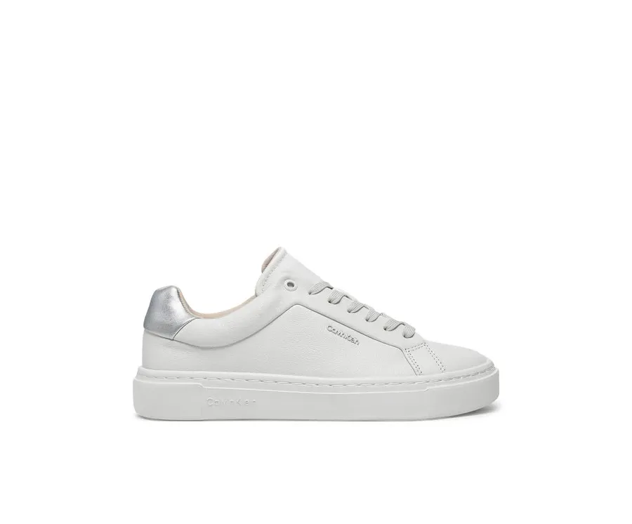 obrazek 1 Calvin Klein Sneakersy Cupsole Lace Up W/Ml HW0HW02288 Biały