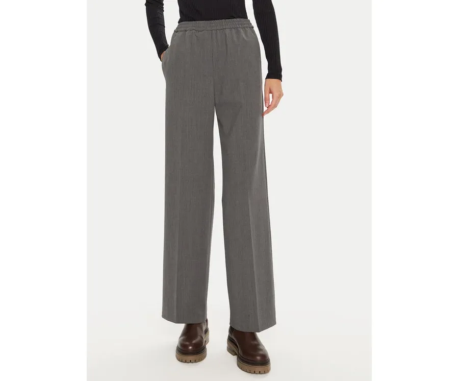 obrazek 1 Weekend Max Mara Spodnie materiałowe Petra 2425136022 Szary Loose Fit