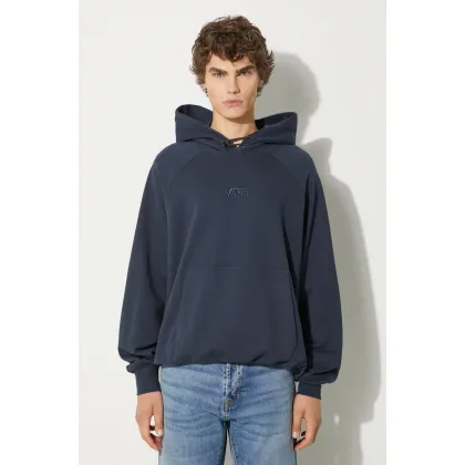 Zdjęcie Vans bluza bawełniana Premium Classics LX Hoodie Fleece męska kolor granatowy z kapturem gładka VN000GZ1D6Q1
