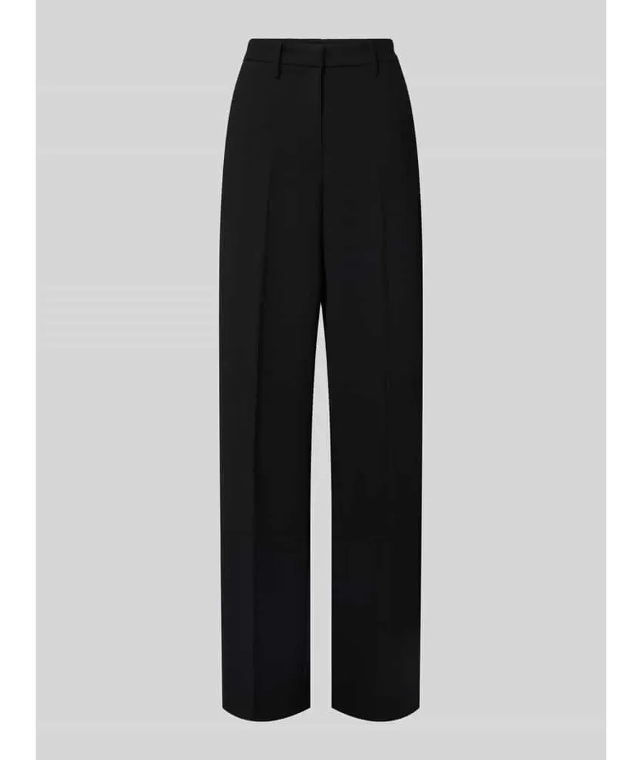 obrazek 1 Spodnie materiałowe o kroju baggy fit w kant model ‘Camilla’