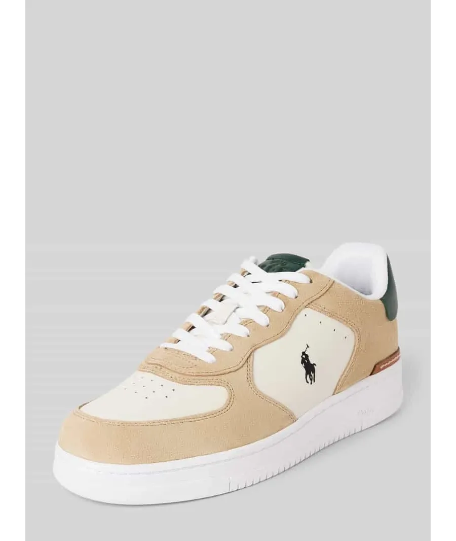 obrazek 1 Sneakersy skórzane z wyhaftowanym logo model ‘MASTERS’