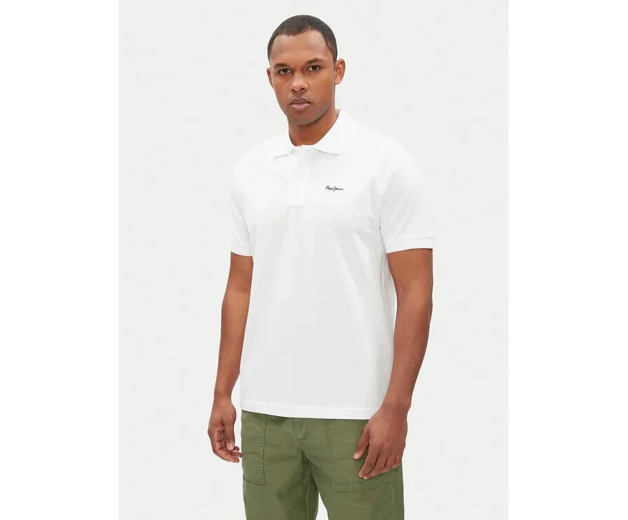 obrazek 1 Pepe Jeans Polo Essential PM542298 Biały Regular Fit
