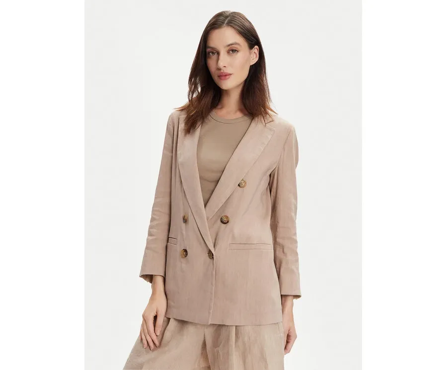 obrazek 1 Marella Marynarka Alba 2413041065 Beżowy Regular Fit