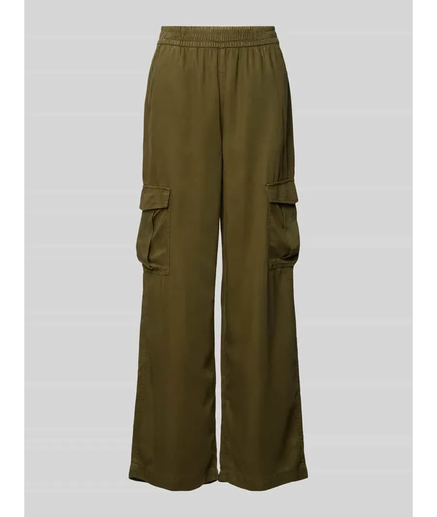 obrazek 1 Spodnie cargo o kroju regular fit z wpuszczanymi kieszeniami w stylu francuskim