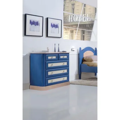 Zdjęcie Dziecięca komoda z 5 szufladami lakierowana, z Włoch - Zanini