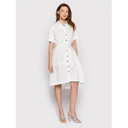 Zdjęcie Peserico Sukienka koszulowa S02701A Biały Regular Fit