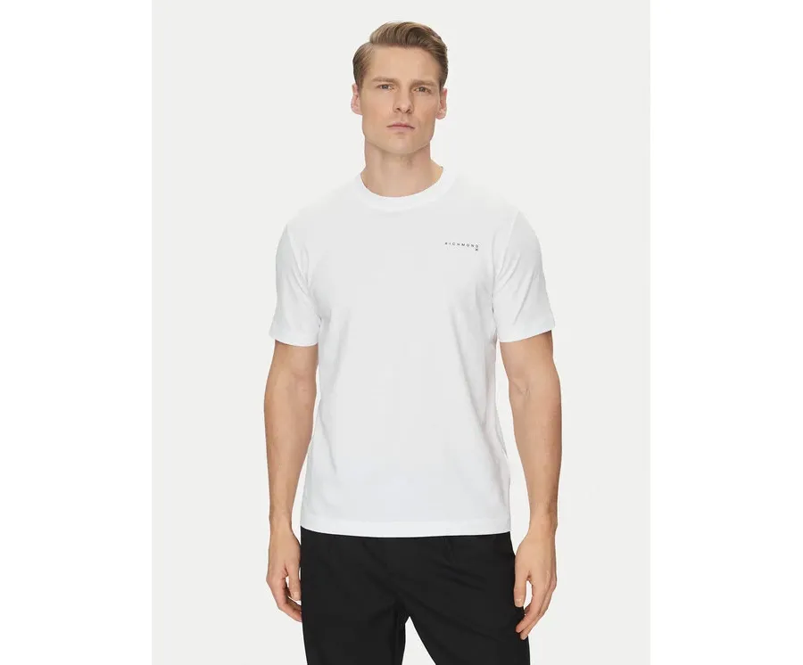 obrazek 1 Richmond X T-Shirt Alipo UMA24144TS Biały Regular Fit