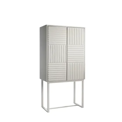 Picture White Boston sideboard on an iron base - Collecion Alexandra