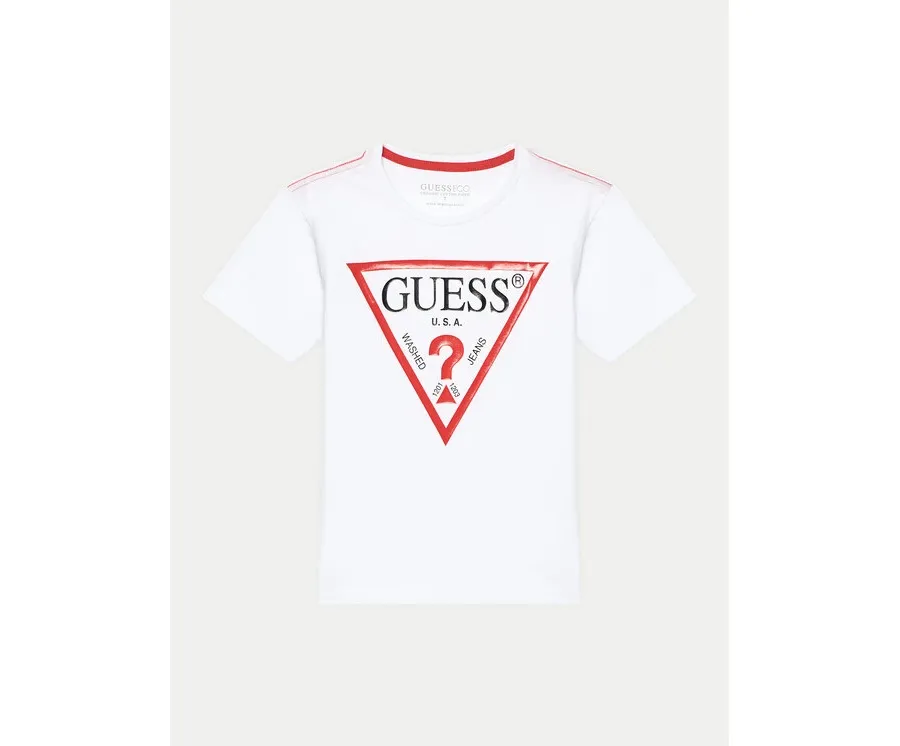 obrazek 1 Guess T-Shirt L73I55 K8HM0 Biały Regular Fit