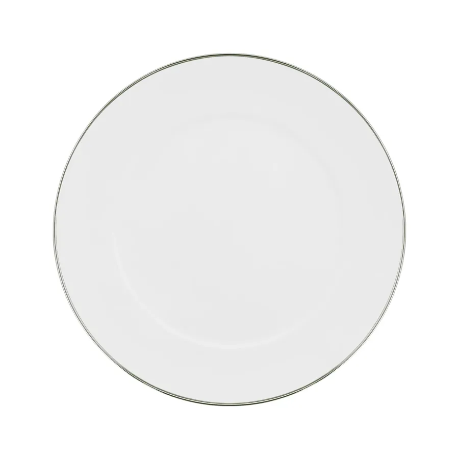 obrazek 1 Płaski talerz serwisowy 31 cm wykonany z porcelany - Porcel