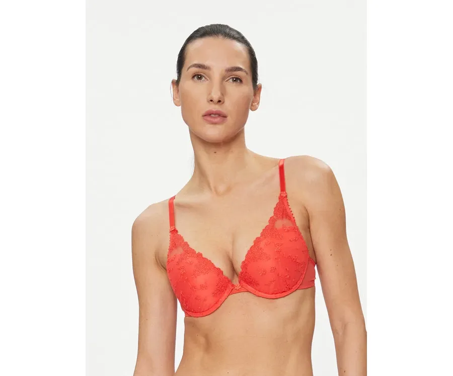 obrazek 1 Passionata Biustonosz push-up White Nights P40690 Czerwony