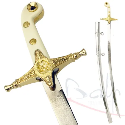 Zdjęcie Angielska szabla generała – model z ostrzem ze stali nierdzewnej z pochwą