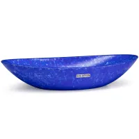 Picture Luxurious washbasin 60 cm ORION BASIC – FINGER PAINTING, blue, matte varnish