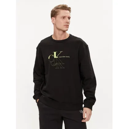 Zdjęcie Calvin Klein Jeans Bluza Monogram Echo J30J325516 Czarny Regular Fit