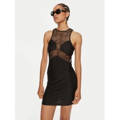 Zdjęcie ROTATE Sukienka koktajlowa Tallia 112913100 Czarny Slim Fit