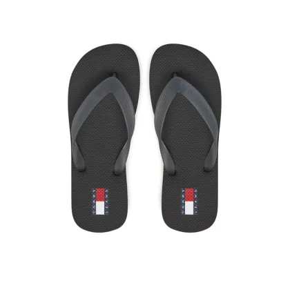 Zdjęcie Tommy Jeans Japonki Tjw Logo Flip Flop EN0EN02447 Czarny