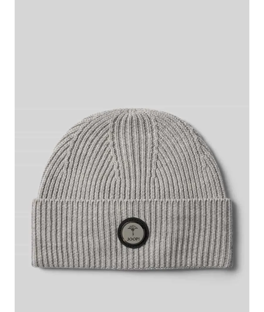 obrazek 1 Czapka beanie z naszywką z logo model ‘Feranto’
