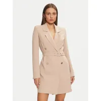 Zdjęcie Guess Sukienka koktajlowa Leonie W4BK46 WGLO2 Beżowy Regular Fit