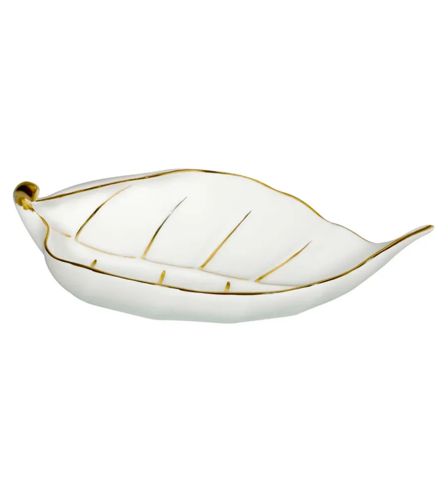 obrazek 1 Stylowa porcelanowa popielniczka w kształcie liścia - Vista Alegre