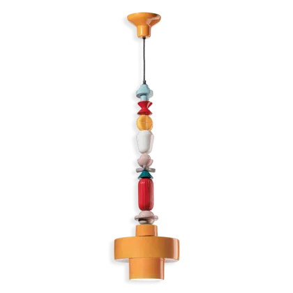 Zdjęcie Unikalna awangardowa mała lampa wisząca z Włoch