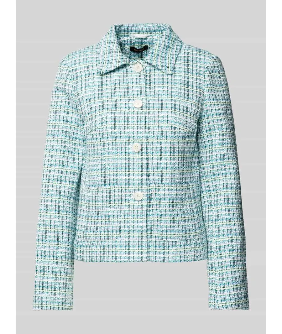 obrazek 1 Żakiet o kroju slim fit z imitacji bouclé