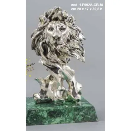 Zdjęcie Piękna figura głowy lwa idealna do dekoracji biura - ArtBe