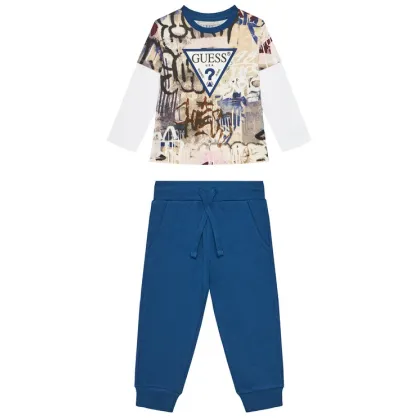 Zdjęcie Guess Komplet dziecięcy N5YG00 K8HM4 Niebieski Regular Fit