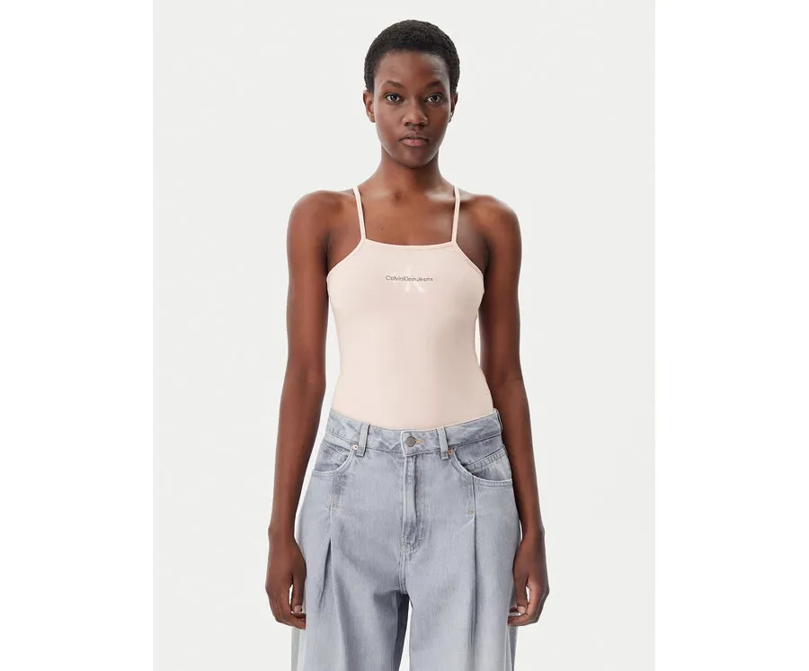 obrazek 1 Calvin Klein Jeans Body Monologo J20J223421 Różowy Slim Fit