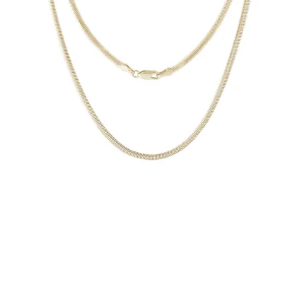 Zdjęcie Łańcuszek typu Snake z żółtego 14kt złota, długość 40 cm KLENOTA