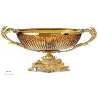 Picture A unique oval decorative fruit bowl