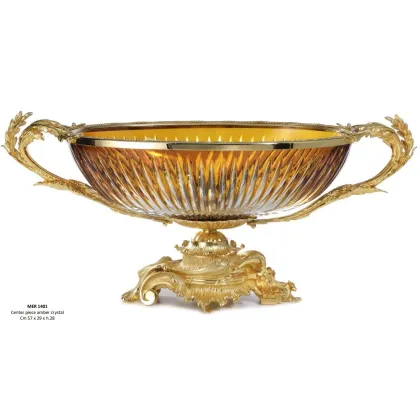 Zdjęcie Wyjątkowa owalna misa dekoracyjna na owoce