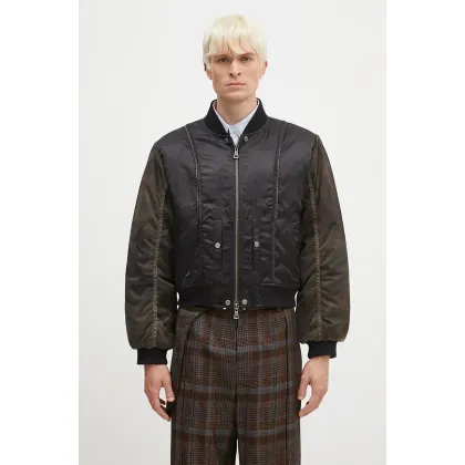 Zdjęcie Andersson Bell kurtka bomber Mesh Sleeve Bomber Jacket kolor czarny przejściowa awa626u