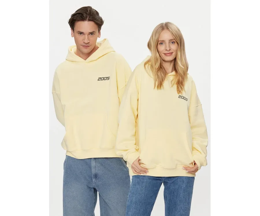 obrazek 1 2005 Bluza Unisex Basic Żółty Relaxed Fit